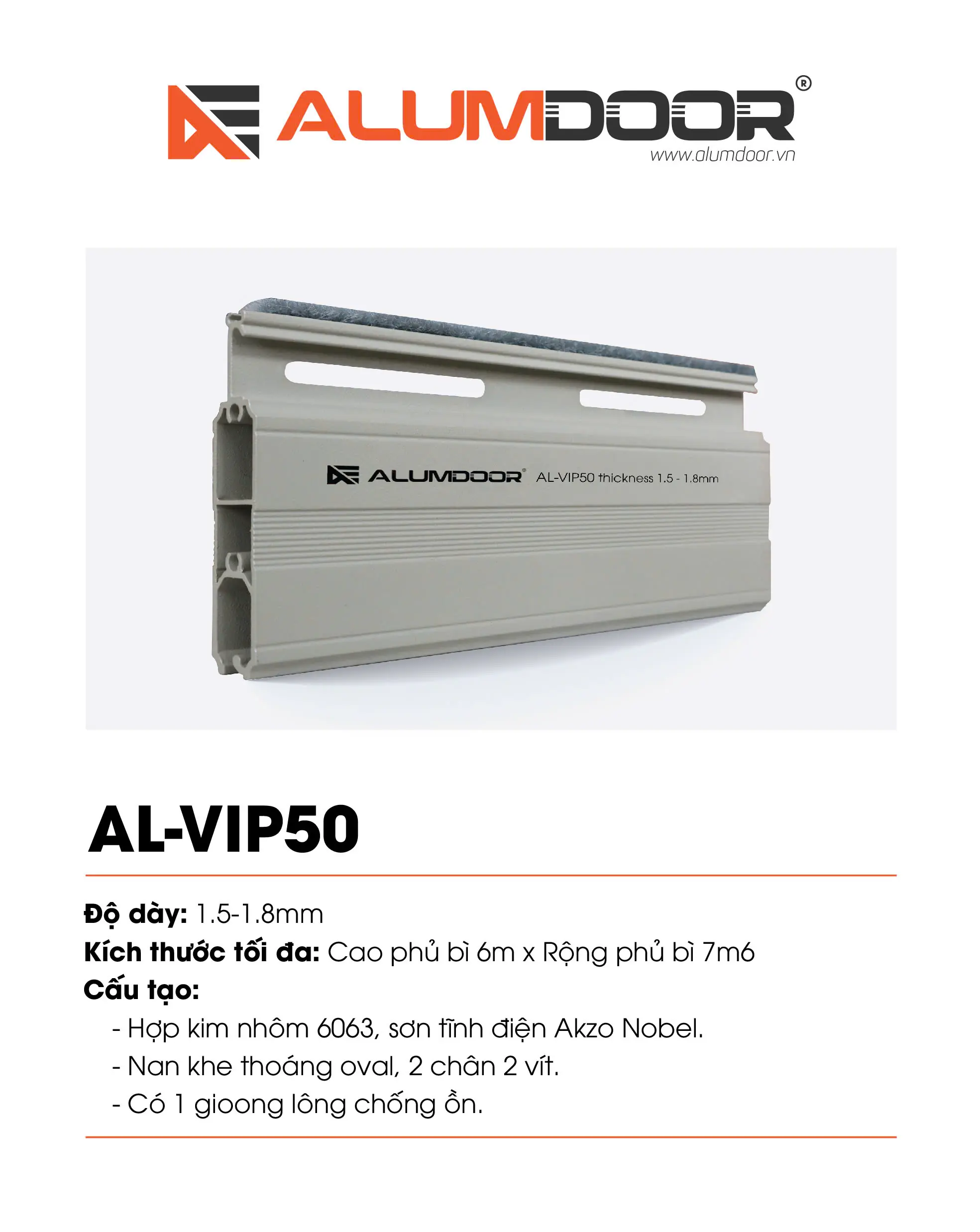 CỬA CUỐN ĐỨC VIP50